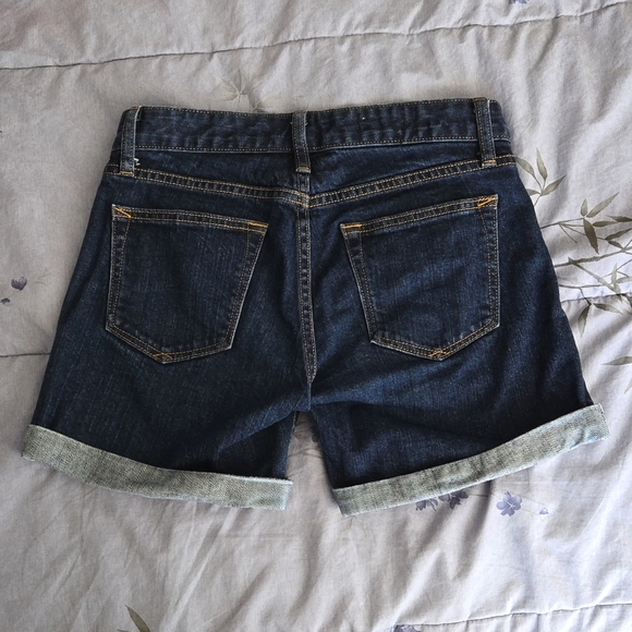 GAP Dark Wash Denim Shorts Size 25 - Picture 2 of 5